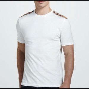 Authentic Burberry patch shoulder t-shirt